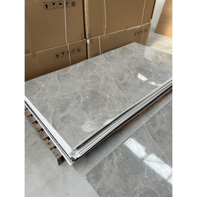 PVC UV Marble Stone Board Grey Net Color